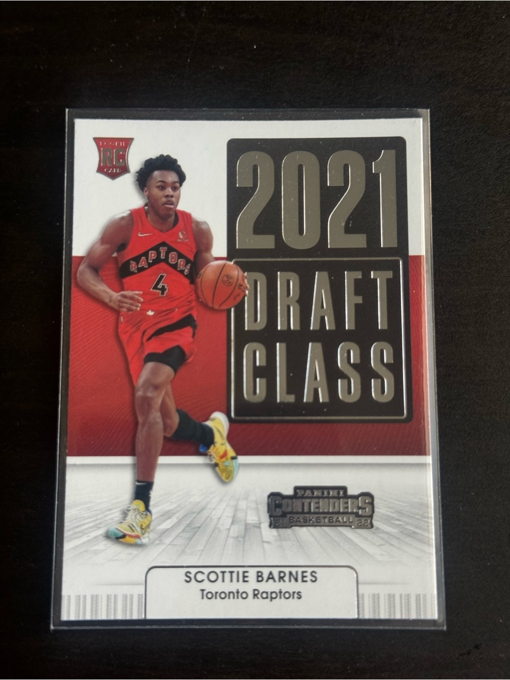 2021-22 Contenders Draft Class Rookie Scottie Barnes RC - Toronto Raptors